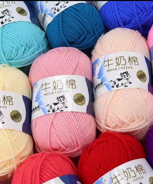 Milk cotton 5ply yarn