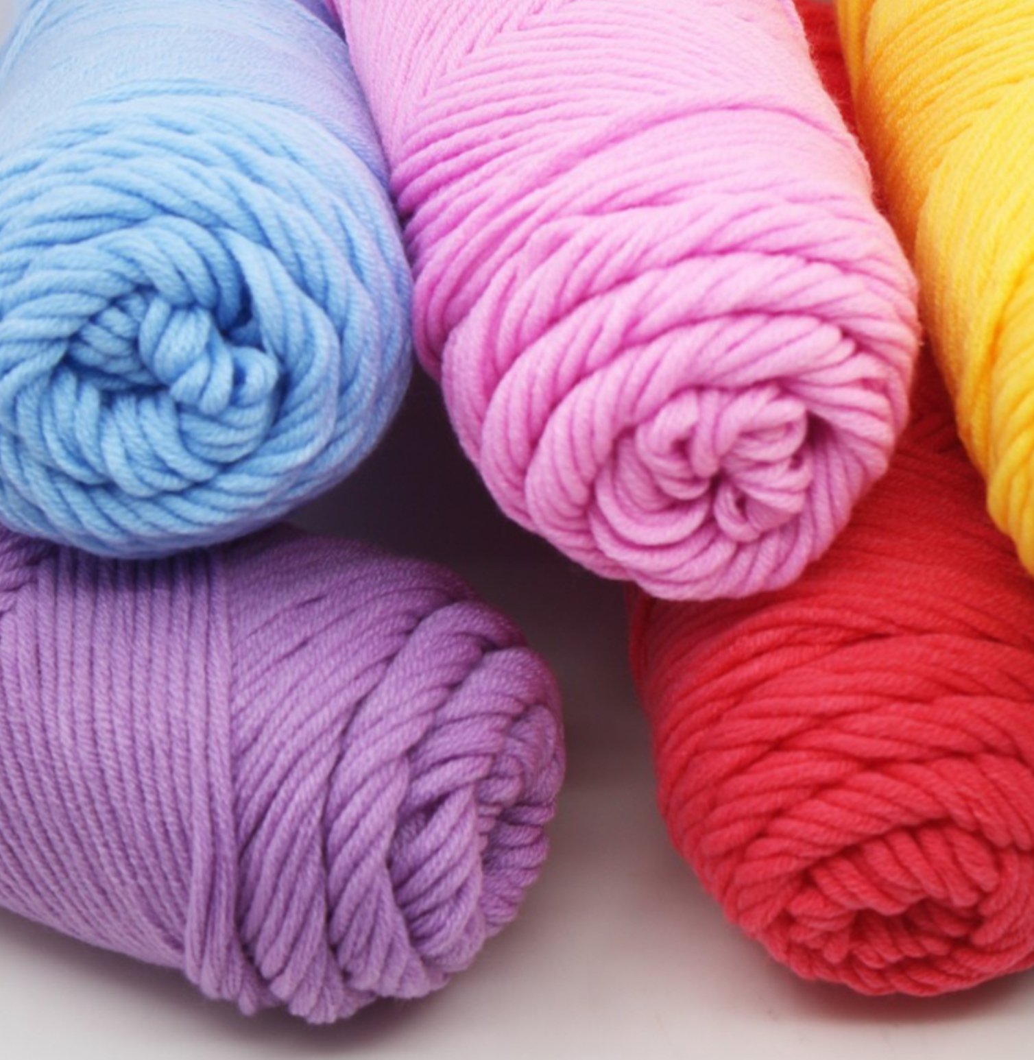 Milk cotton 8 ply yarn